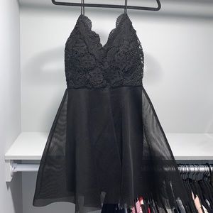 Black Dress , Warn once
